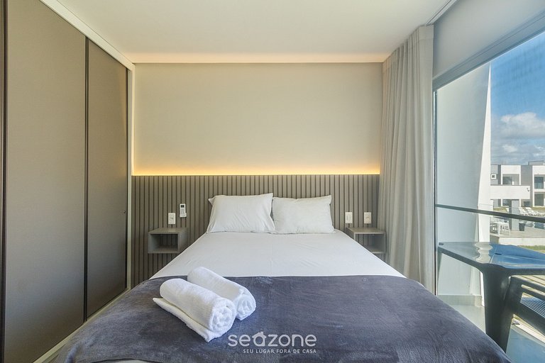 Encantador apto solo 800m de la playa Mutá RFM0023