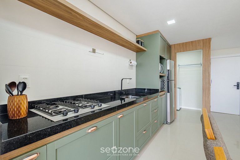 Apto Moderno con parrilla en edificio OBP0602