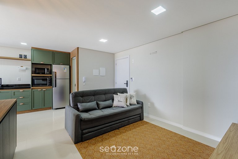 Apto Moderno c/ churrasqueira em prédio OBP0602