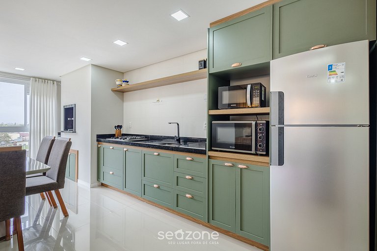 Apto Moderno con parrilla en edificio OBP0602