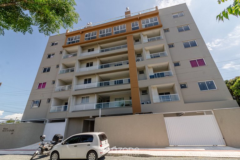 Apartamento c/ Churrasqueira 600m da Praia OBP0305