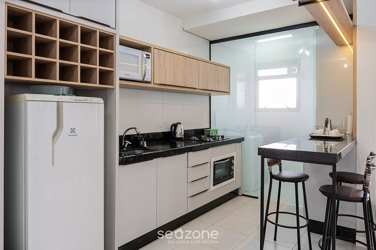 Hermoso apartamento con balcon y asador RML605