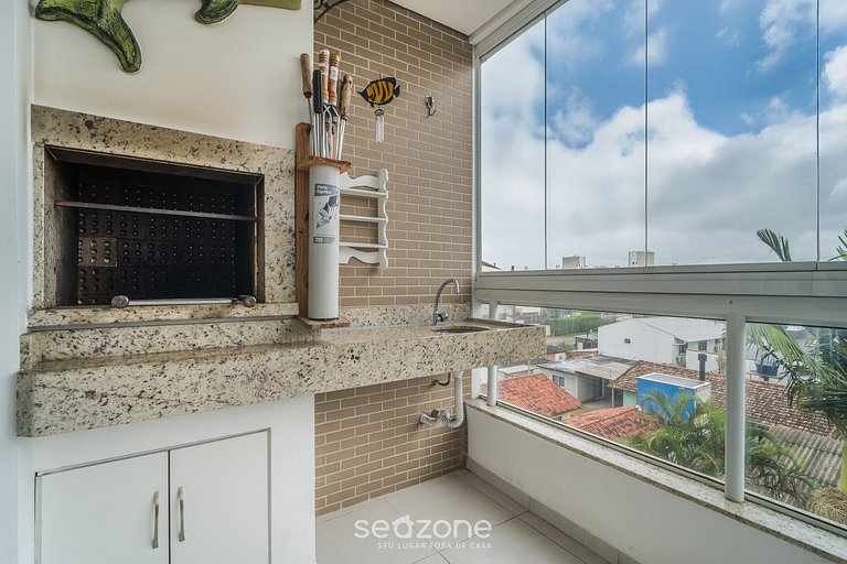 Charmoso Apto a 270m da Praia do Campeche - CBU203