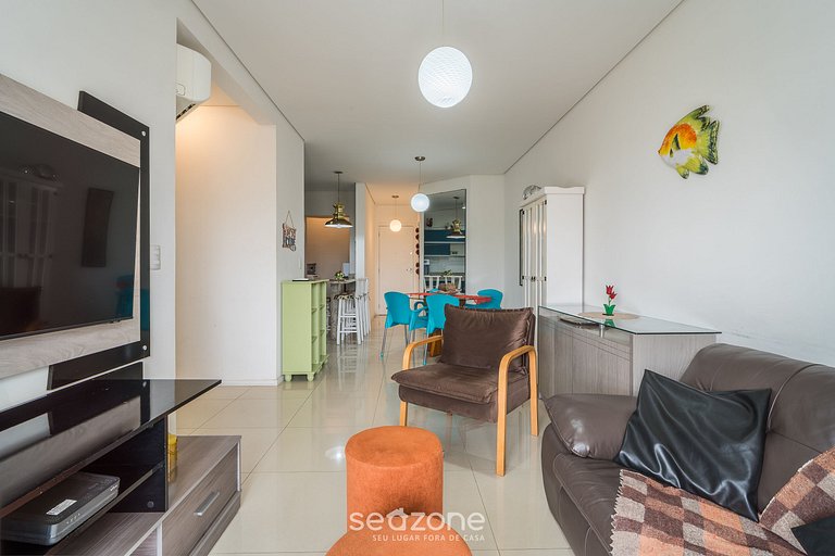 Charmoso Apto a 270m da Praia do Campeche - CBU203