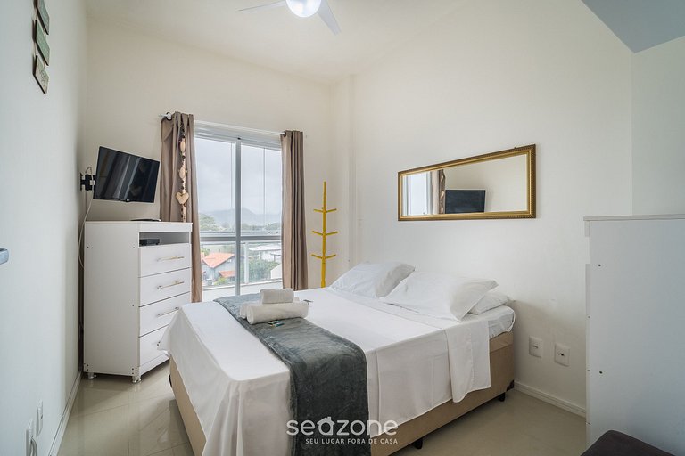 Charmoso Apto a 270m da Praia do Campeche - CBU203