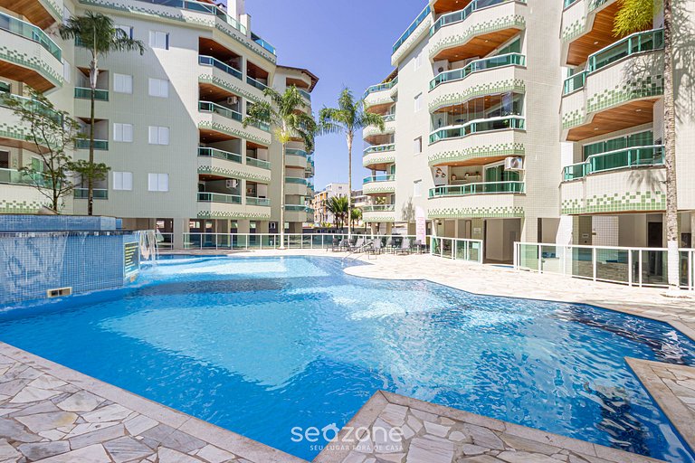 Apto con parrilla a 180 m de la playa CGB0035