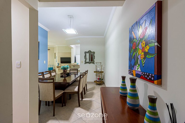 Apto c/ Churrasqueira a 180m da Praia CGB0035