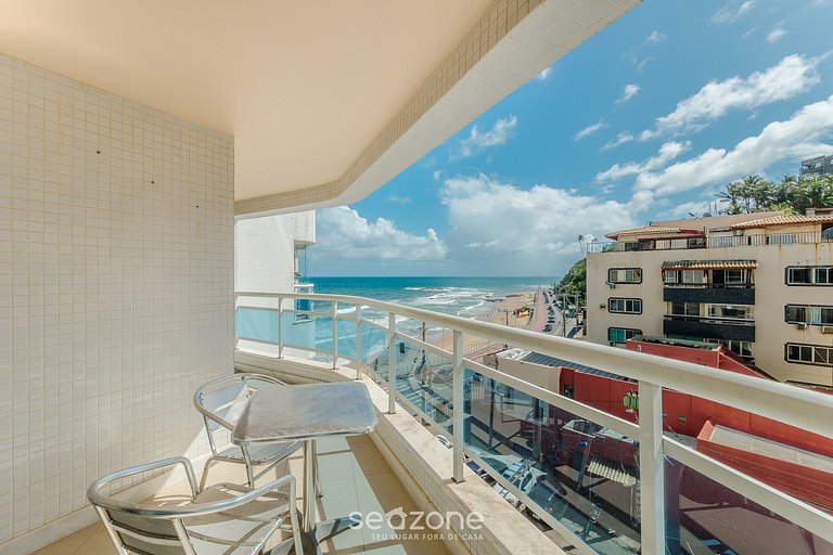 Apto c/ balcón y vista, a pasos del mar OPR0303