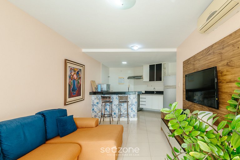 Apto c/ balcón y vista, a pasos del mar OPR0303