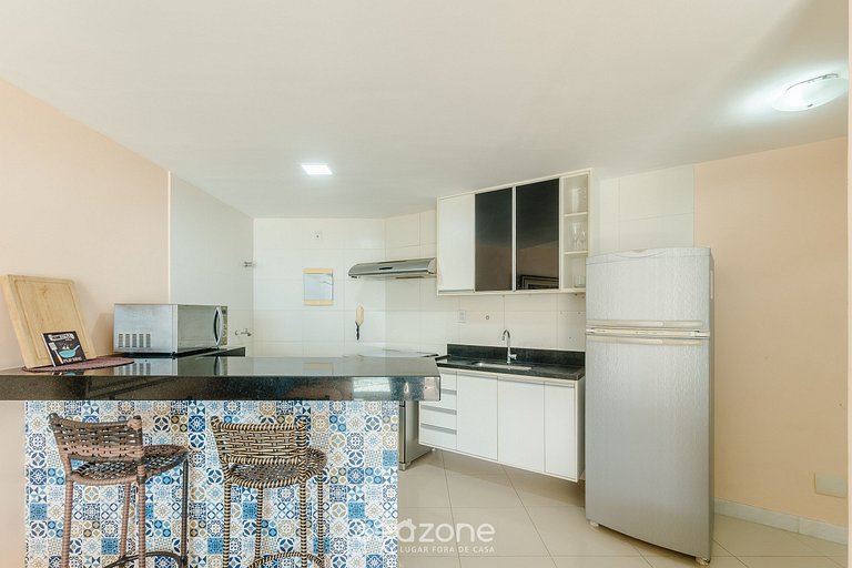 Apto c/ balcón y vista, a pasos del mar OPR0303