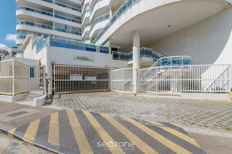 Apto c/ varanda e vista a passos da Praia OPR0303