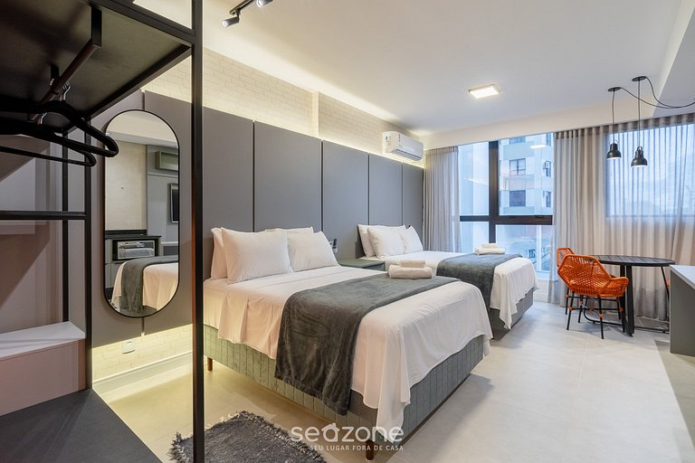 Studio moderno y completo frente al HU VTD0109