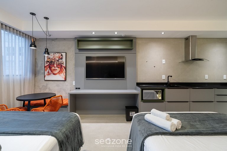 Studio moderno y completo frente al HU VTD0109