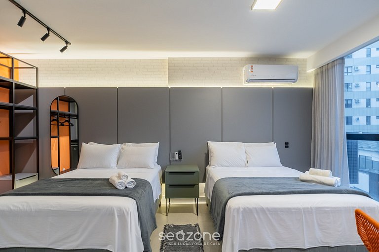 Studio moderno y completo frente al HU VTD0109