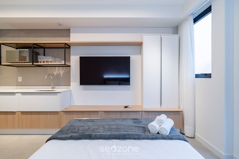 Estudio completo, condominio con gimnasio VTD0605