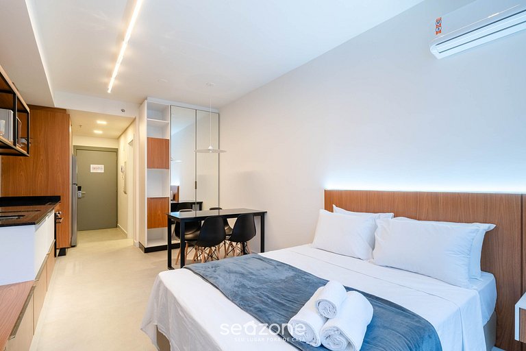 Estúdio Moderno e Completo em Floripa VTD0606