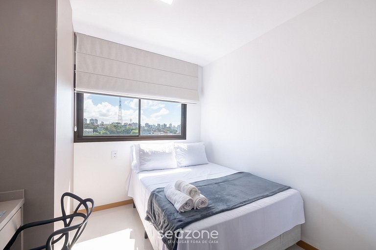 Estudio Moderno en condominio con piscina HFO0208