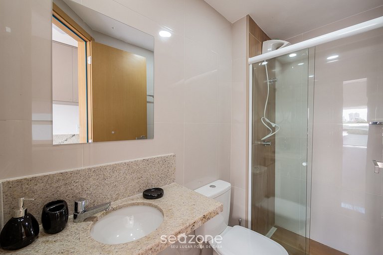 Studio Moderno em cond. c/ piscina HFO0208