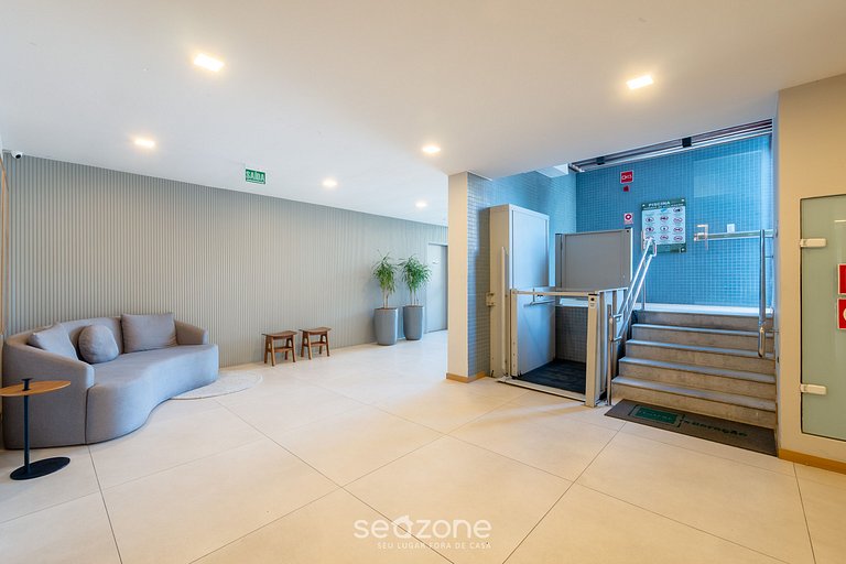 Estudio Moderno en condominio con piscina HFO0208