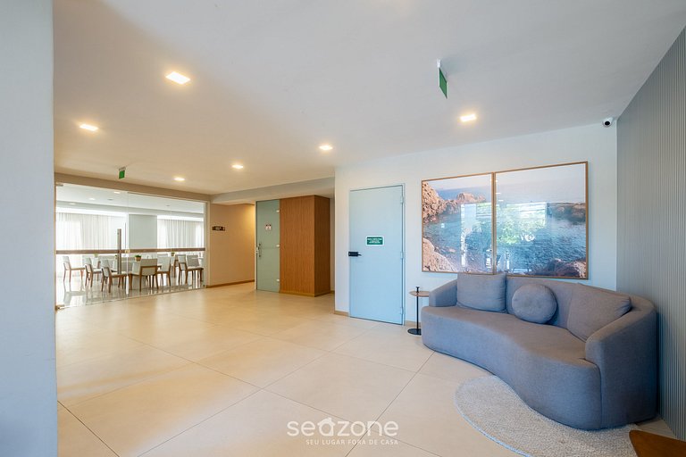 Studio Moderno em cond. c/ piscina HFO0208