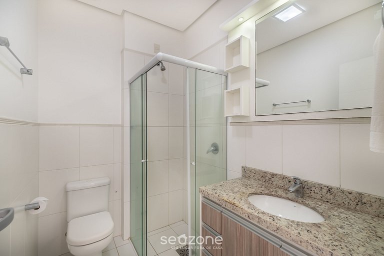 Apt pé na areia vista deslumbrante Santinho ASR204