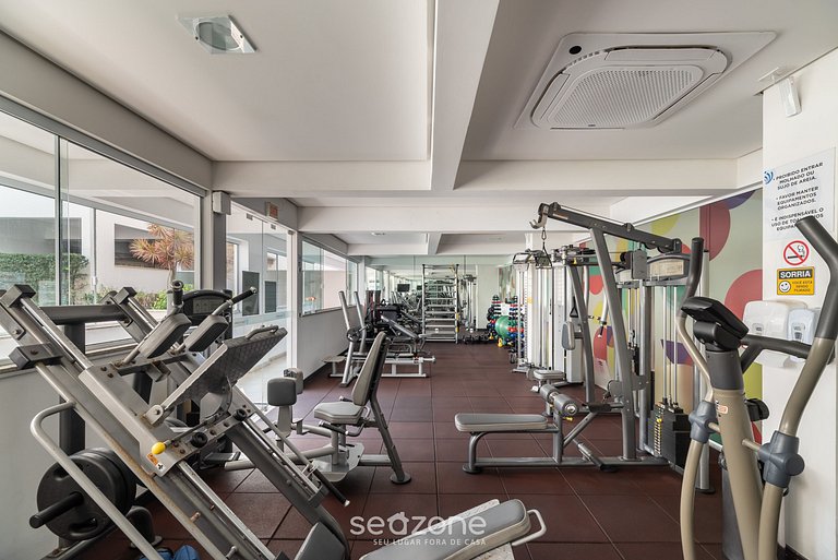 Apt pé na areia vista deslumbrante Santinho ASR204