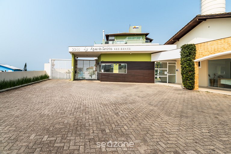 Apt pé na areia vista deslumbrante Santinho ASR204