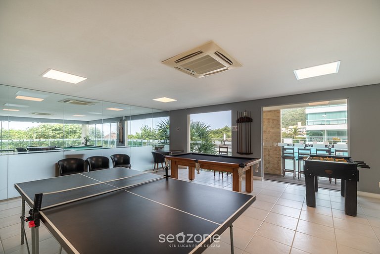 Apt pé na areia vista deslumbrante Santinho ASR204