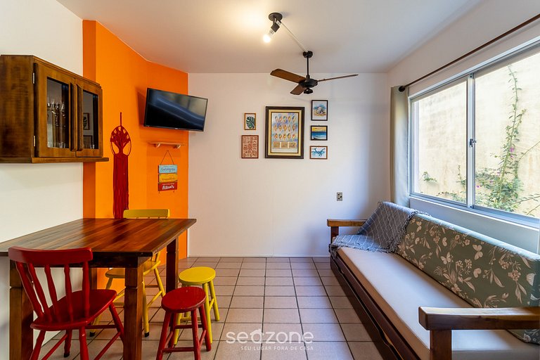 Bonito apt c/ parrilla, cerca de la playa. BOU0101