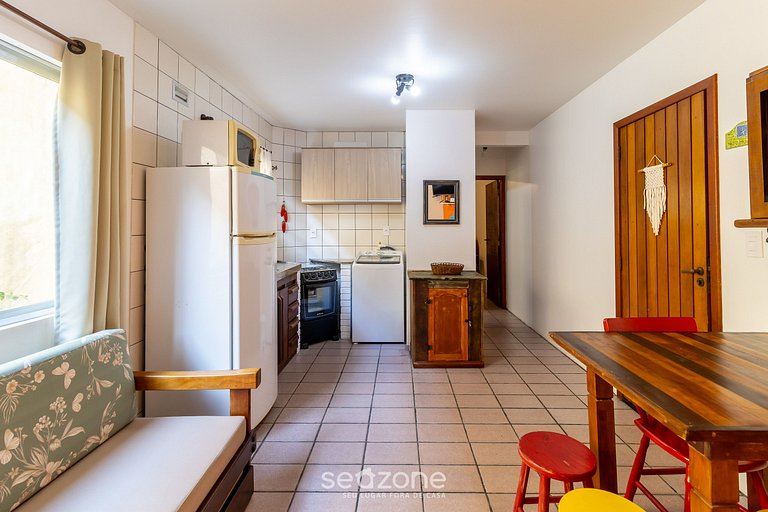 Bonito apt c/ parrilla, cerca de la playa. BOU0101