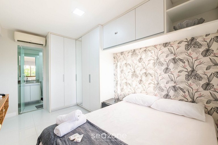 Apto 2 quartos c vista pro parque na Praia JSM0103