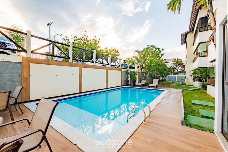 Apto 2 quartos c vista pro parque na Praia JSM0103