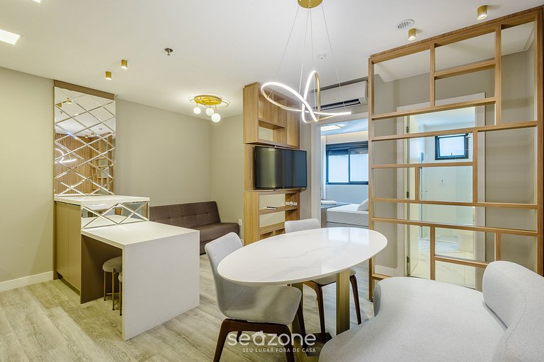 Apto em cond. c/ piscina a 350m da Praia - IFT1208