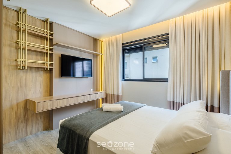 Depto en cond. c/ piscina a 350m del mar - IFT1208