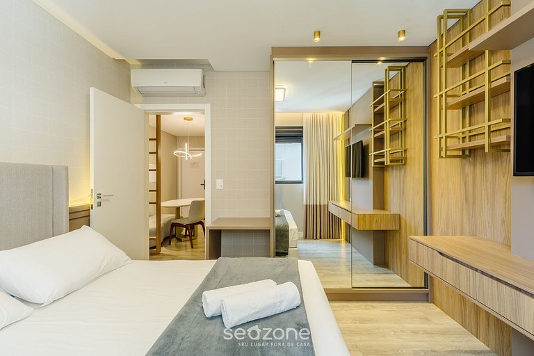 Apto em cond. c/ piscina a 350m da Praia - IFT1208