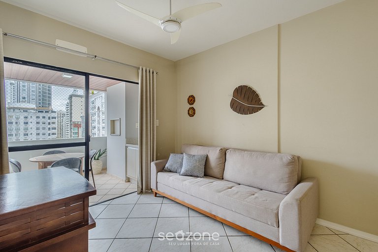 Apto c/ balcón y parrilla a 200m del mar RDT1004