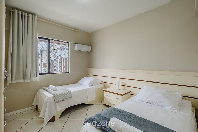 Apto c/ balcón y parrilla a 200m del mar RDT1004