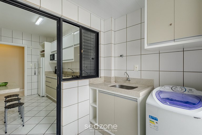 Apto c/ balcón y parrilla a 200m del mar RDT1004