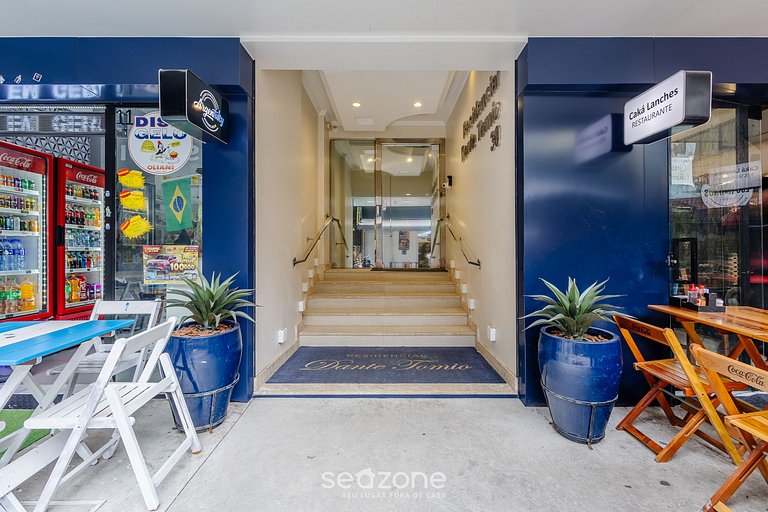 Apto c/ balcón y parrilla a 200m del mar RDT1004