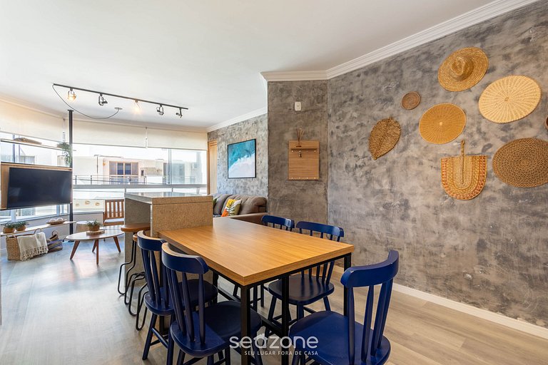 Apto con balcón y parrilla a 30m del mar RDM0101