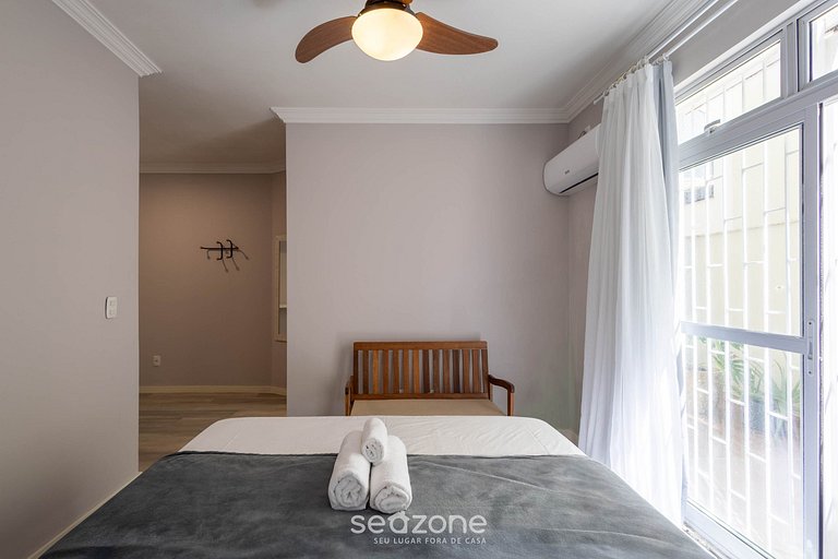 Apto con balcón y parrilla a 30m del mar RDM0101