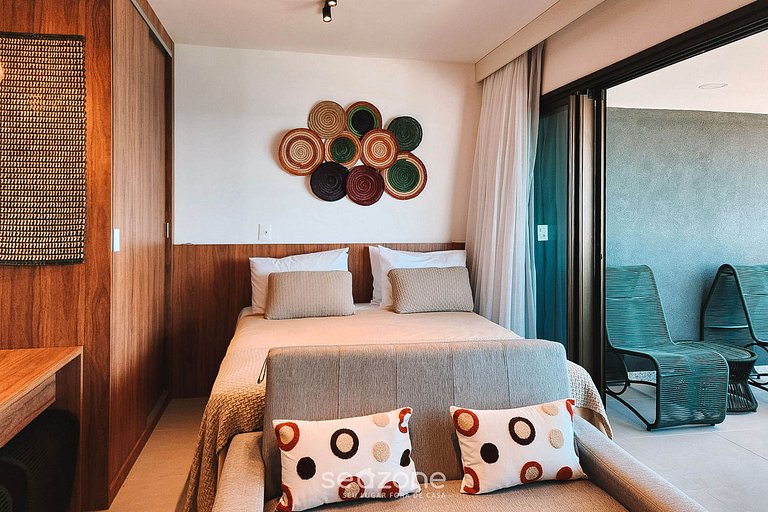 Increíble studio frente al mar con balcón SPB0502