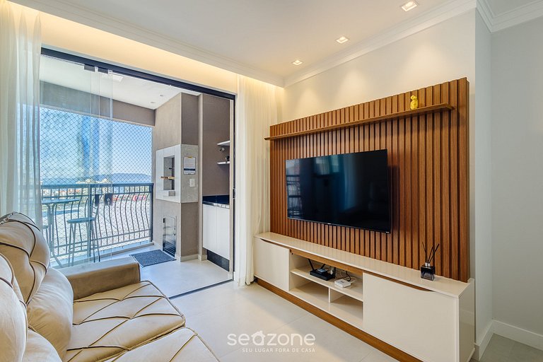 Apto c/ Churrasqueira a 700m da Praia VNV0801