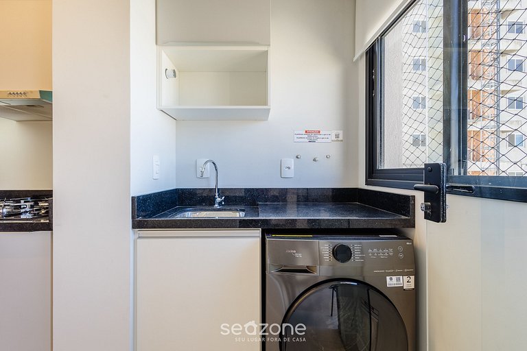 Apto c/ Churrasqueira a 700m da Praia VNV0801