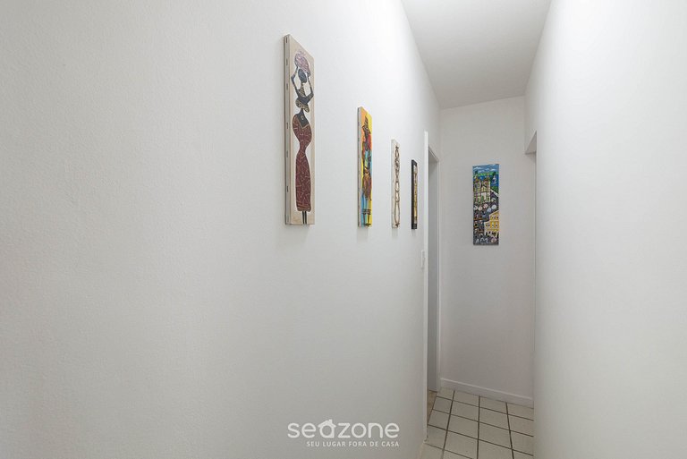 Apto con balcón en condominio con piscina ACI0320