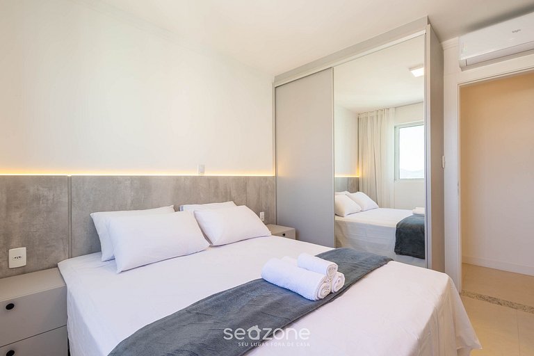 Apto c/ Churrasqueira a 450 m da Praia SZT0375