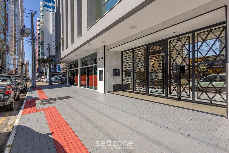 Apto c/ Churrasqueira a 450 m da Praia SZT0375