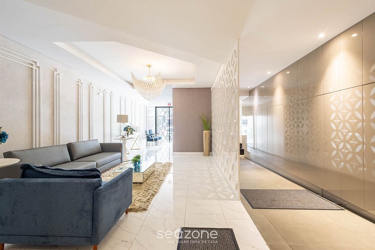 Apto c/ Churrasqueira a 450 m da Praia SZT0375