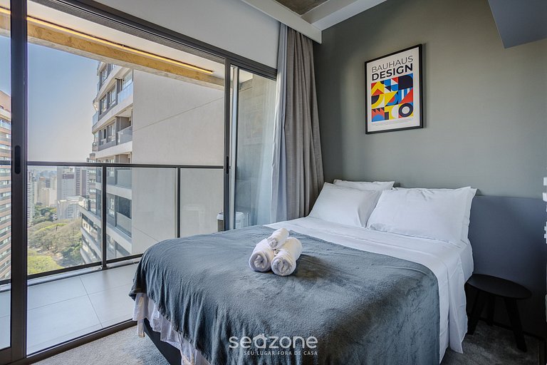 Estudio en Cond. c/ Piscina en Paraíso ONP1701