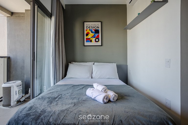 Estudio en Cond. c/ Piscina en Paraíso ONP1701